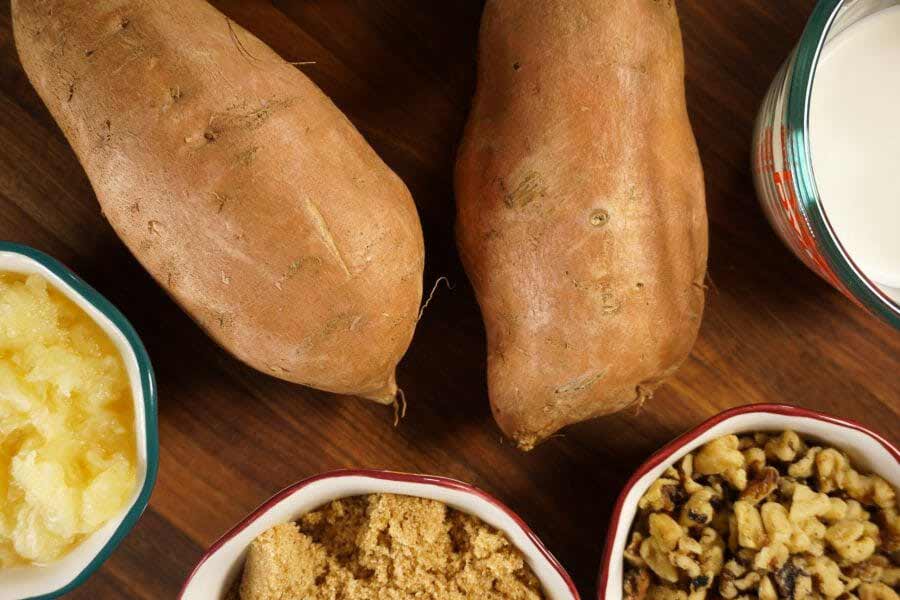 Baked Sweet Potato with Cashew Cream